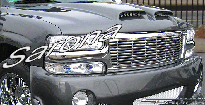Custom Chevy Silverado  Truck Grill (1999 - 2002) - $299.00 (Part #CH-017-GR)